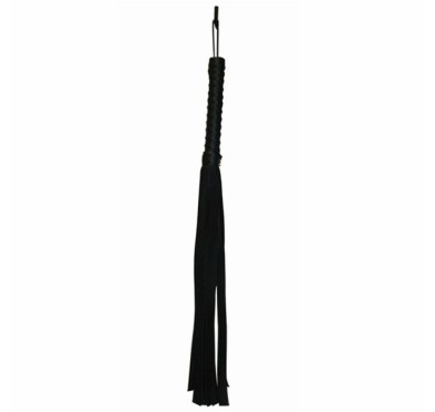 Pejcz skórzany - S&M Black Faux Leather Flogger